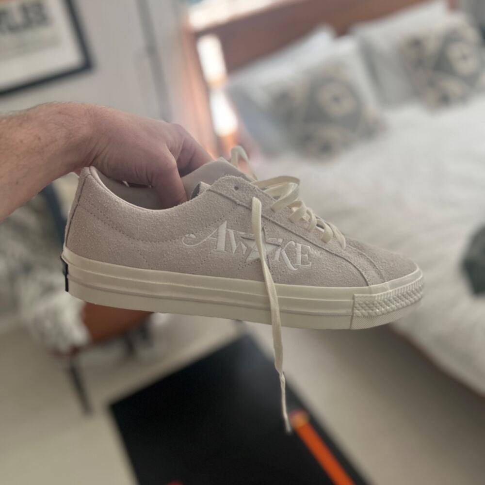 *BRAND NEW & RARE* Converse One Star Pro Ox Awake NY White Sand size 12 - Picture 5 of 8